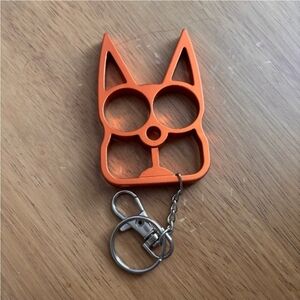 Self Defense Cat Shaped Keychain